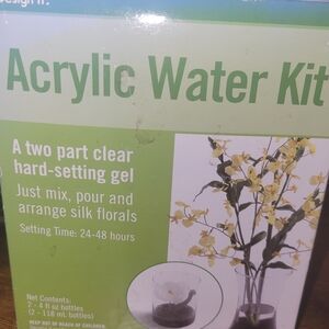 Acrylic Water Kit for Silk Florals - Clear